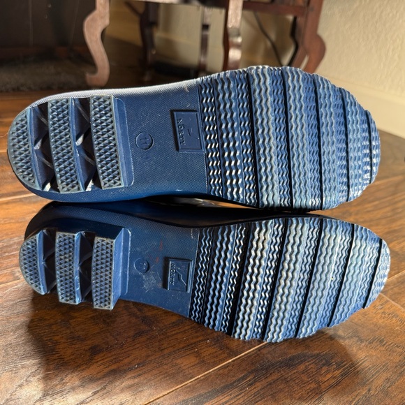 Norty Navy Blue Dog Print Rubber Rain Boots | US 11 EU 42 | Waterproof Wellies - Picture 8 of 8